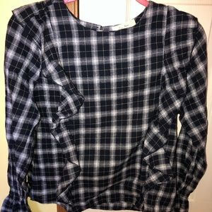 Chloe & Katie Flannel Top